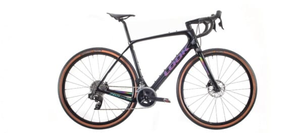 Look 765 Gravel RS Black Chromatic Petrol Full Glossy, M 765 gravel sram rival axs chromatic a2