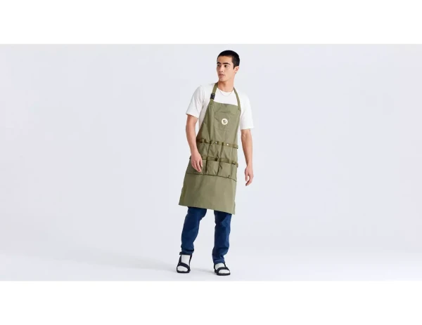 64923 813 APP S F MECHANICS APRON GREEN HERO