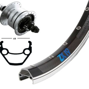 Vorderrad Nabendynamo Shimano DH3N72AL/ Felge EXAL ZX19