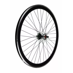 Laufradsatz Rennrad Singlespeed / Fixie 40mm Alu schwarz VR + HR