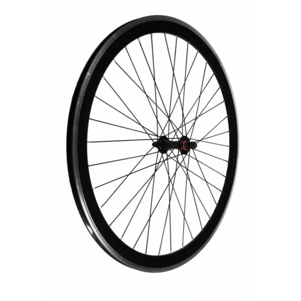 Laufradsatz Rennrad Singlespeed / Fixie 40mm Alu schwarz VR + HR 50910 2