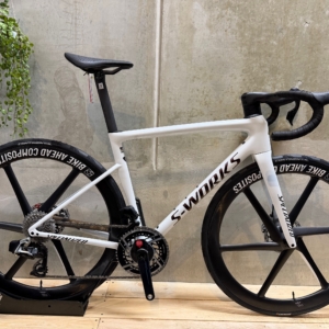 Specialized S-Works Tarmac SL8 (54) Sram Red AXS E1 Metallic White Bike Ahead Biturbo
